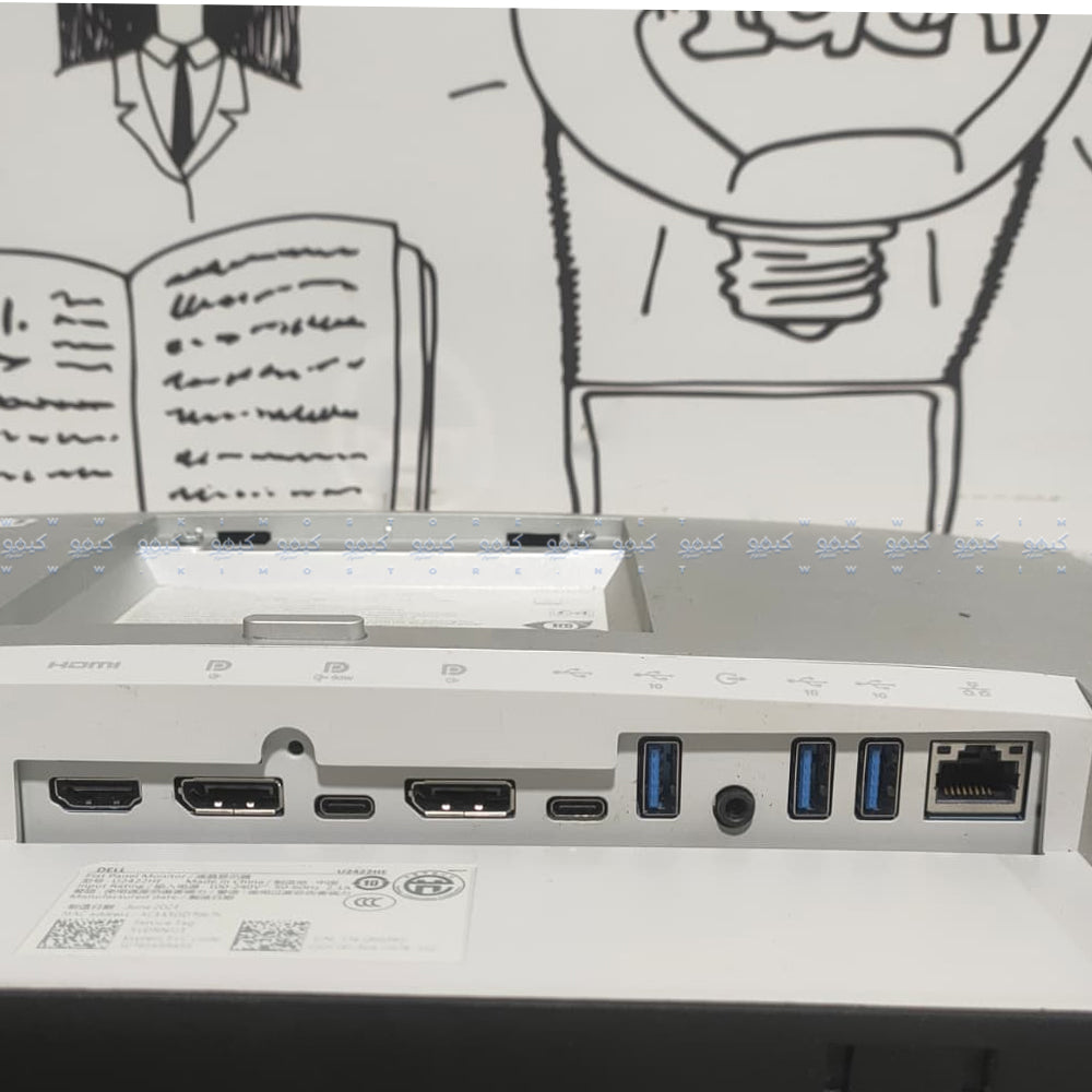 شاشة ديل U2422H مسطحة 24 بوصة IPS LED FHD HDMI بدون اطار (استعمال خارج)
