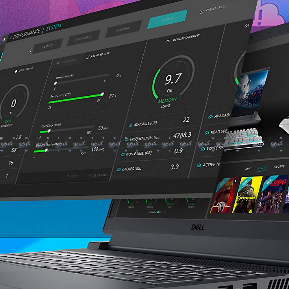 Dell G15 5530 Gaming Laptop (Intel Core i5-13450HX - 16GB Ram - M.2 NVMe 512GB