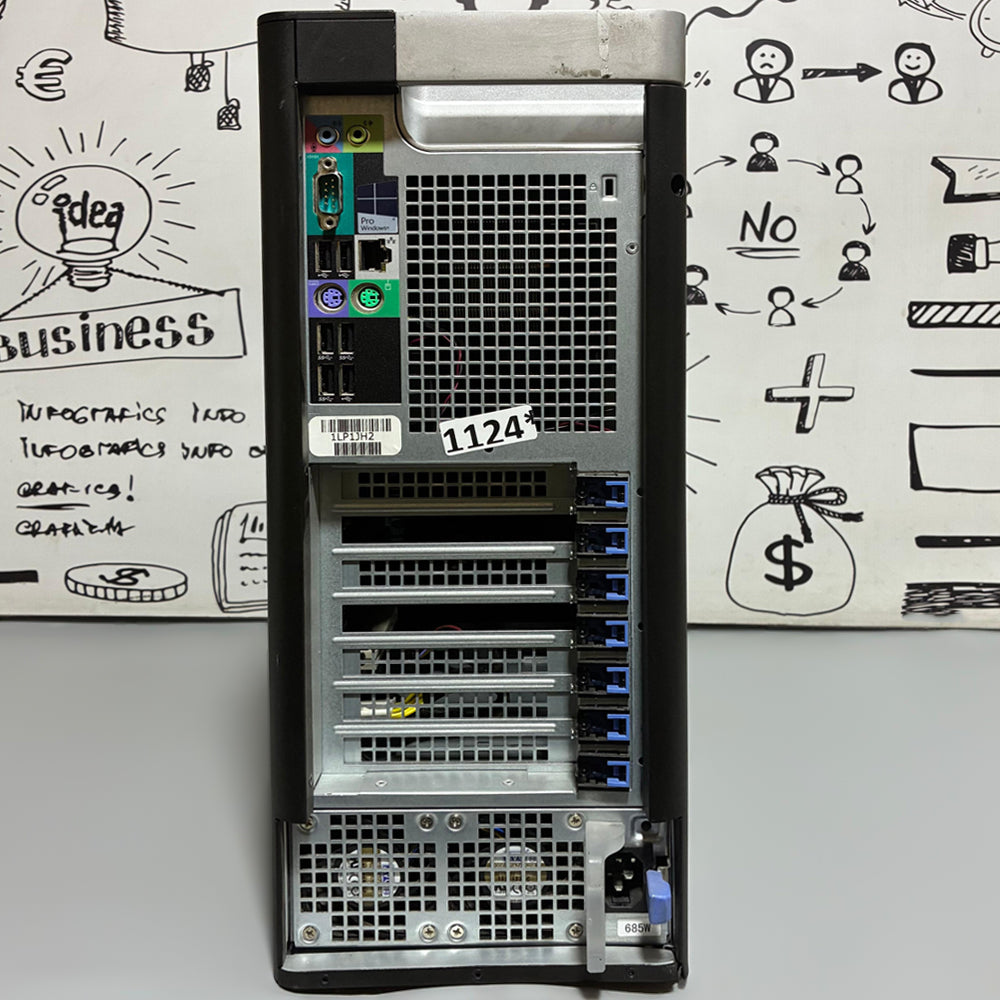 Dell Precision 5810 Workstation (Intel Xeon E5-1603 V3 - 16GB DDR4 - No Hard - No Graphics Card) Original Used
