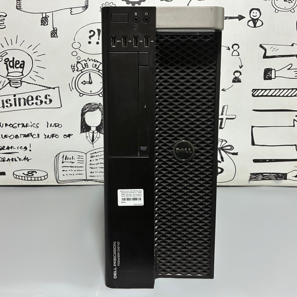 Dell Precision 5810 Workstation (Intel Xeon E5-1630 V3 - 16GB DDR4 - No Hard - No Graphics Card) Original Used