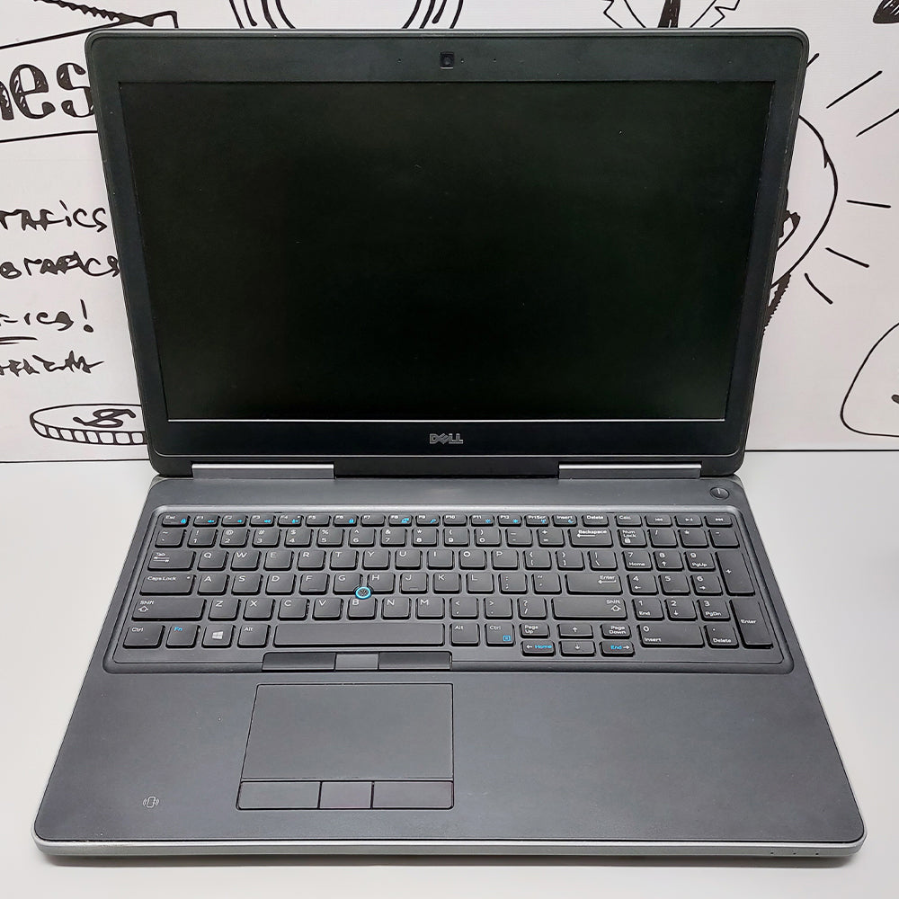 Dell Precision 7520 Mobile Workstation Laptop (Intel Xeon E3-1545M V5 - 16GB DDR4 - M.2 512GB - AMD Radeon WX 4130 2GB - 15.6 Inch FHD - Cam) Original Used