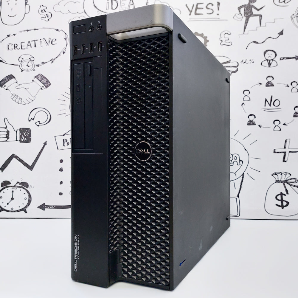 كمبيوتر ورك ستيشن ديل Precision T5810 (إنتل زيون E5-1620 V3 - رام 16جيجابايت DDR4 - بدون هارد - بدون كارت شاشة - DVD RW) استعمال خارج