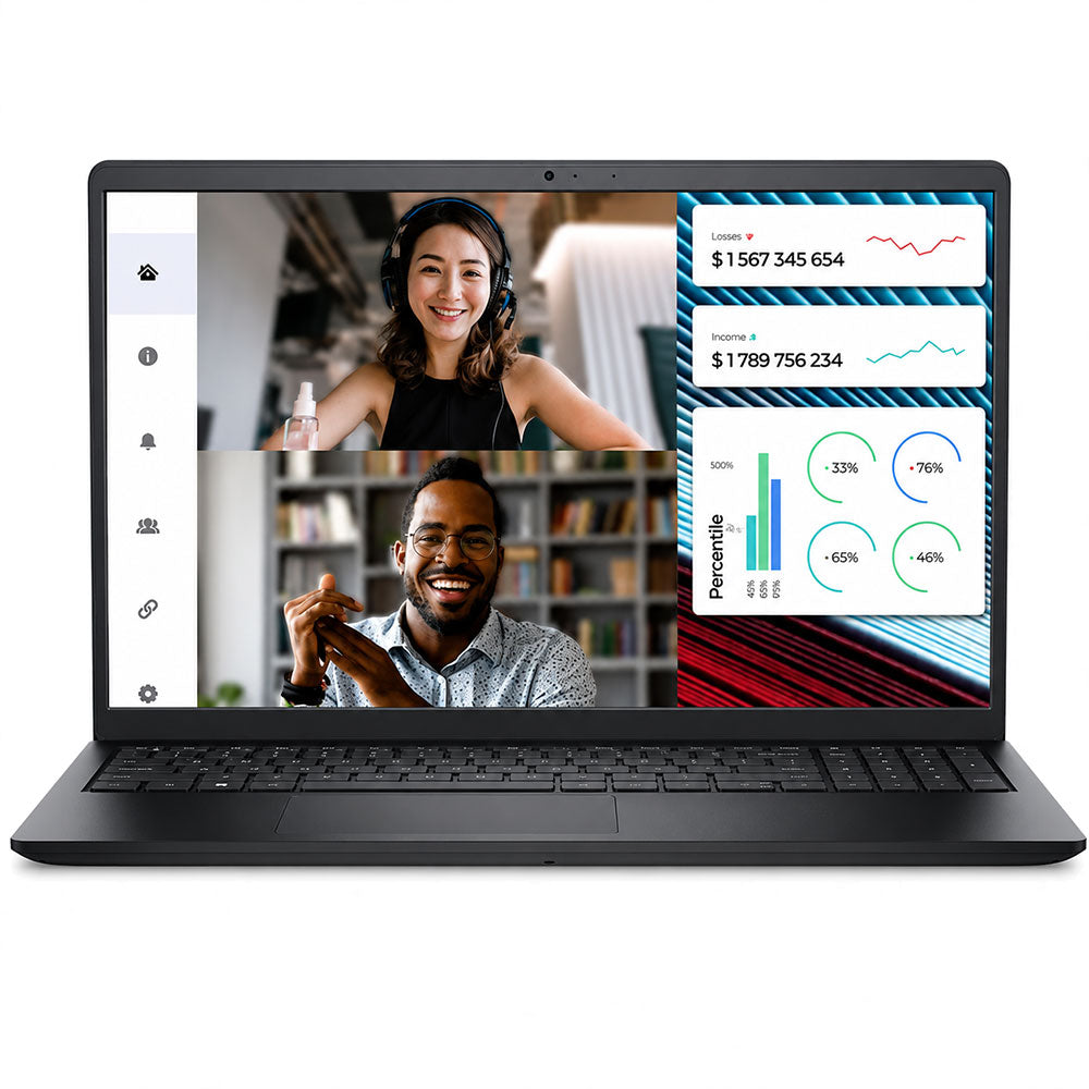 Dell Vostro 3530 Laptop (Intel Core i3-1305U - 8GB Ram - M.2 NVMe 512GB - Intel UHD Graphics - 15.6 inch FHD 120Hz - Ubuntu) - Carbon Black