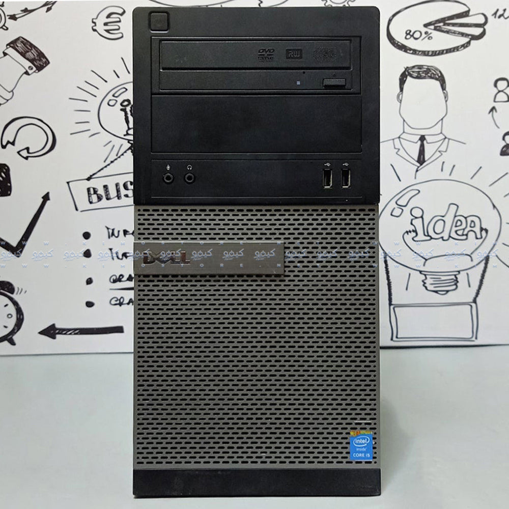 كمبيوتر تاور ديل OPTIPLEX 3020 (انتل كور I5-4570 - رام 8 جيجابايت DDR3 - انتل HD جرافيكس - DVD RW) استعمال خارج