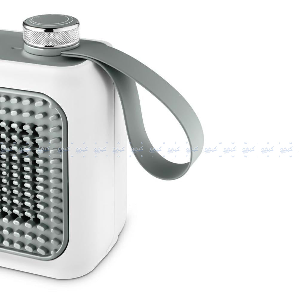 دفاية كهربائية مروحة ديلونجي كبسول ديسك سيراميك 360 وات HFX10B03.GR - رمادي