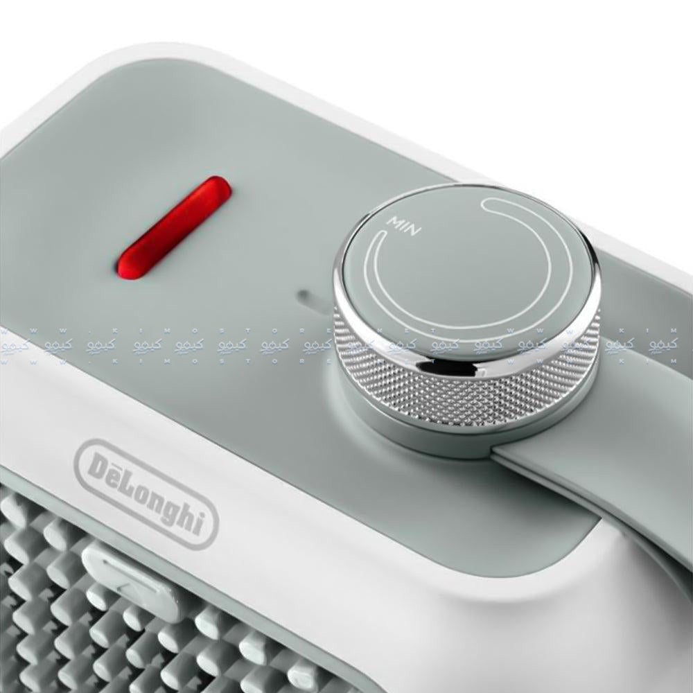 دفاية كهربائية مروحة ديلونجي كبسول ديسك سيراميك 360 وات HFX10B03.GR - رمادي