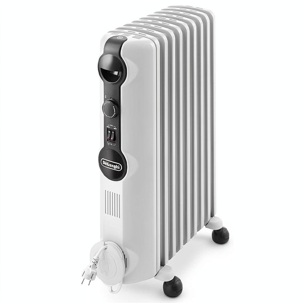Delonghi Electric Oil Heater Radia S TRRS0920 9 Fins 2000W - White