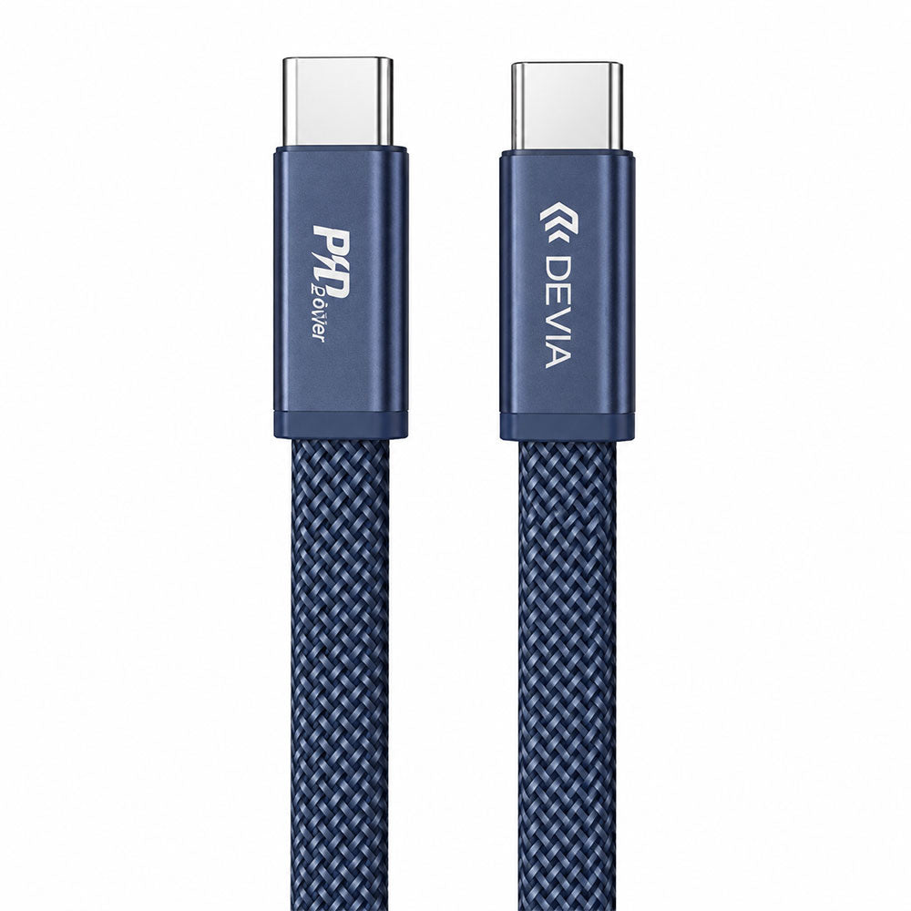 Devia EC664 Type-C To Type-C Cable 5A Fast Charging 1.5m - Blue