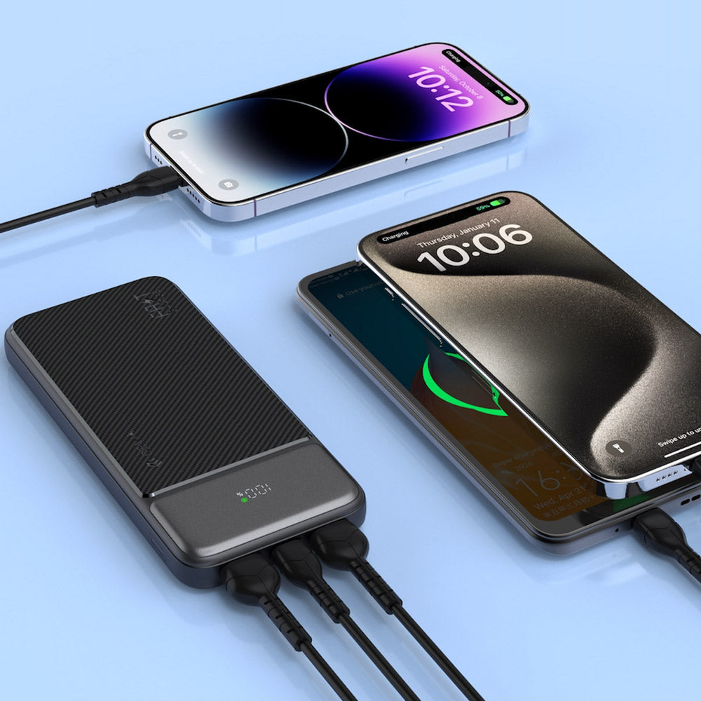 Devia Smart Series EP198 Power Bank 2x USB + Type-C 22.5W Fast Charging 10000mAh