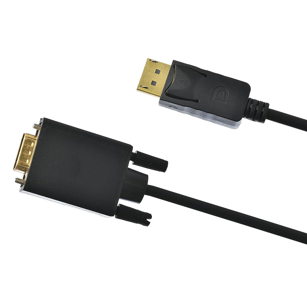 كابل محول Display الى VGA بطول 1.5 متر - أسود