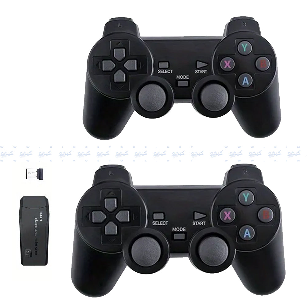 Double Wireless Controller + Game Stick Lite 4K