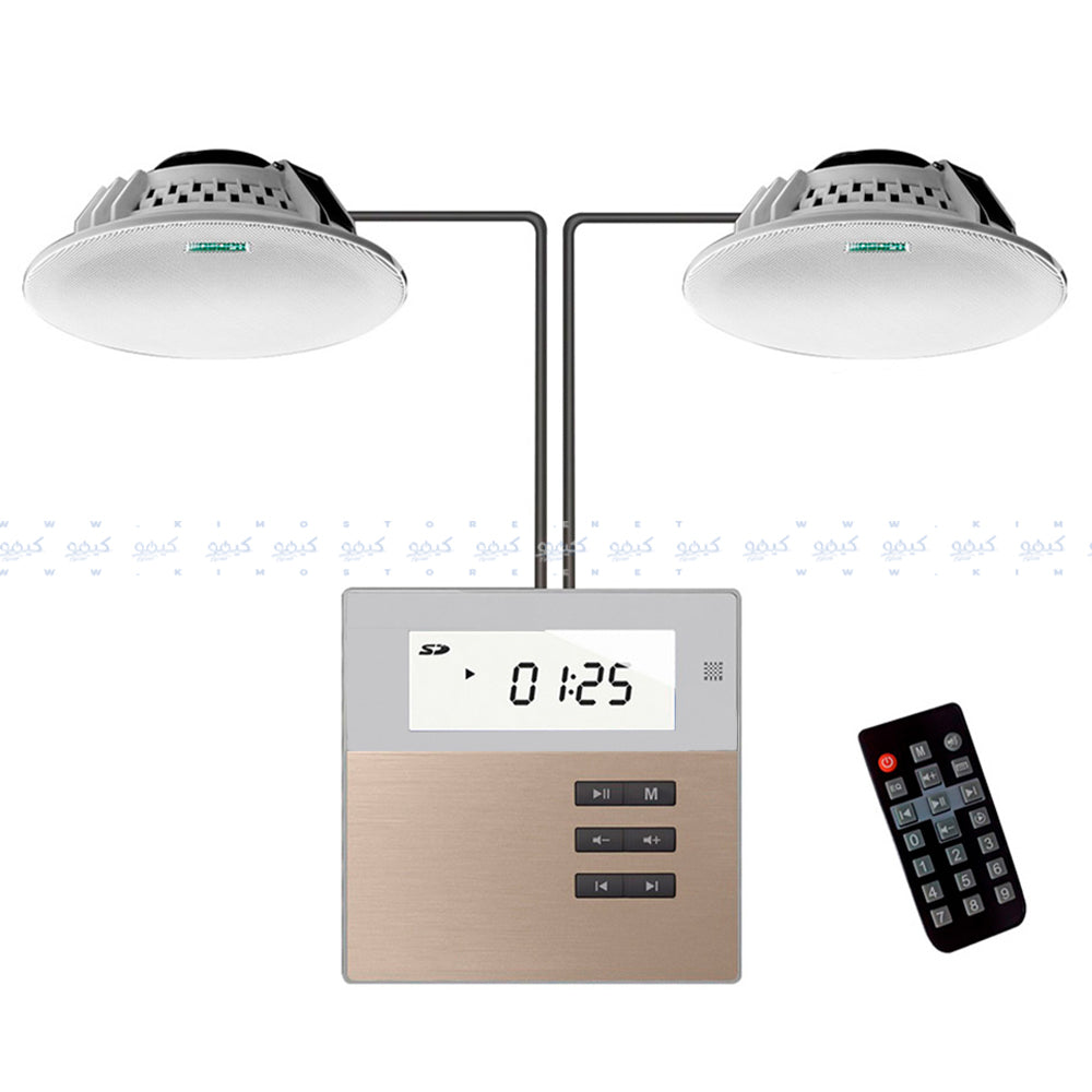 مضخم صوت دبسا مع 2 سماعة سقف M2W