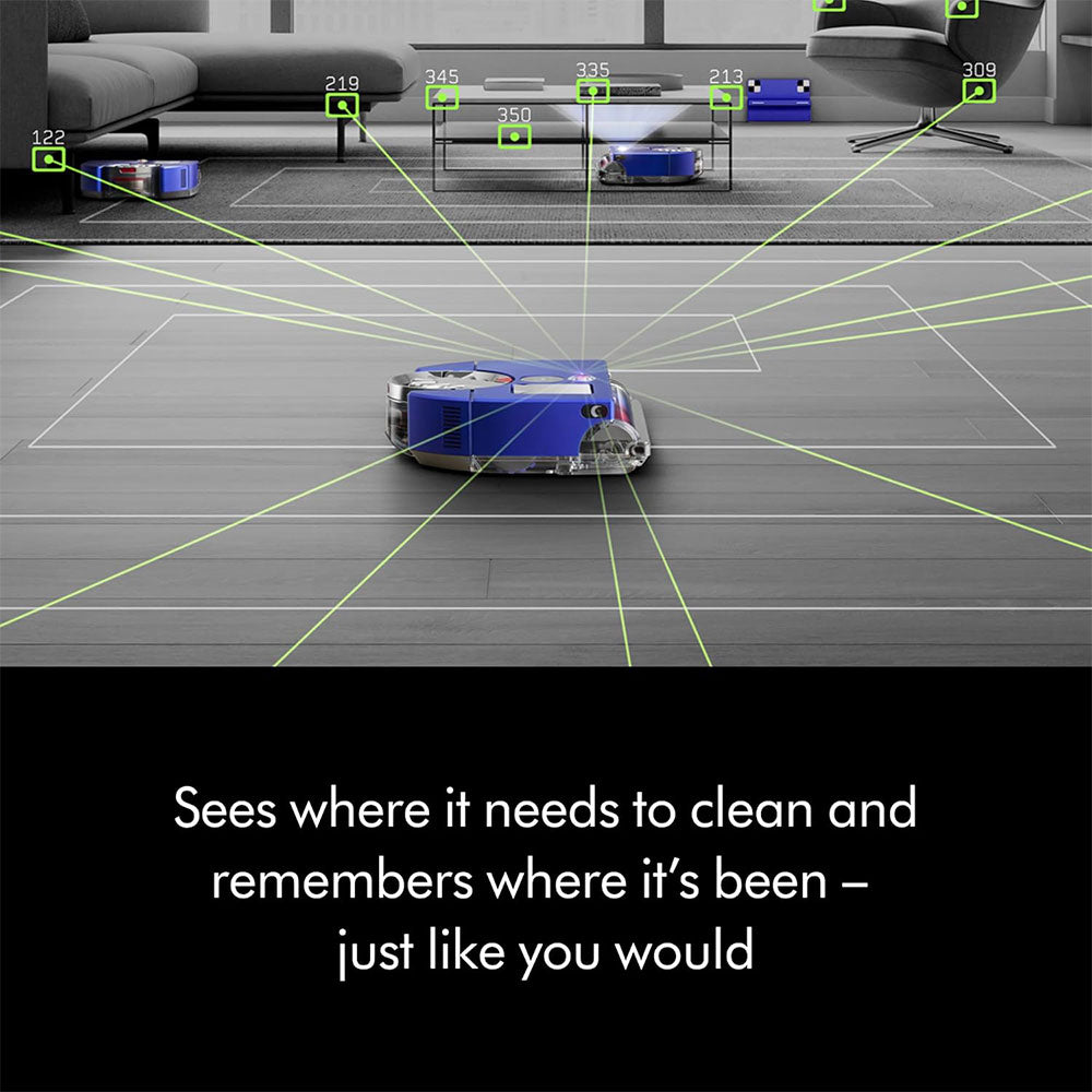 مكنسة كهربائية روبوت دايسون 435 وات 360