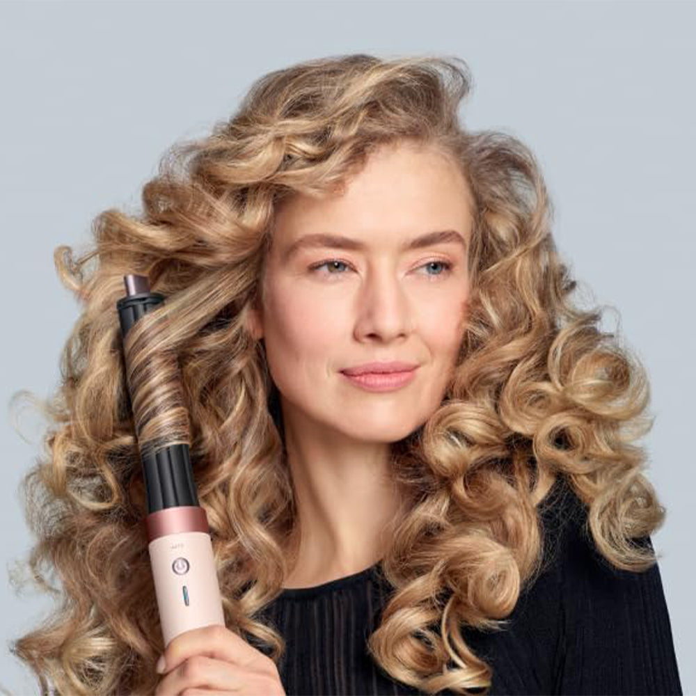 مجفف و مصفف الشعر دايسون متعدد الاستخدامات Curly+Coily HS09 Airwrap Coanda2x - عنبر