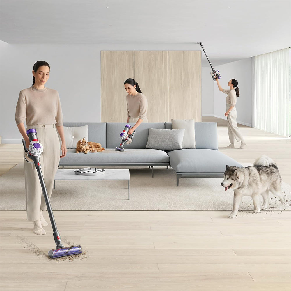 Dyson Cordless Vacuum Cleaner V8 Absolute 0.5L 425W - Silver x Yellow