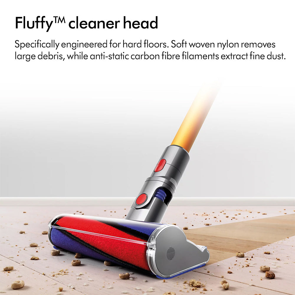 Dyson Cordless Vacuum Cleaner V8 Absolute 0.5L 425W - Silver x Yellow