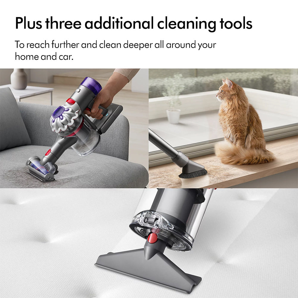 Dyson Cordless Vacuum Cleaner V8 Absolute 0.5L 425W - Silver x Yellow