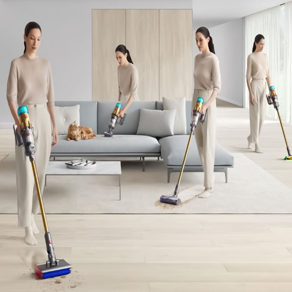 Dyson Wet & Dry Cordless Vacuum Cleaner V12s Detect Slim Submarine Complete 0.35L 545W - Gold
