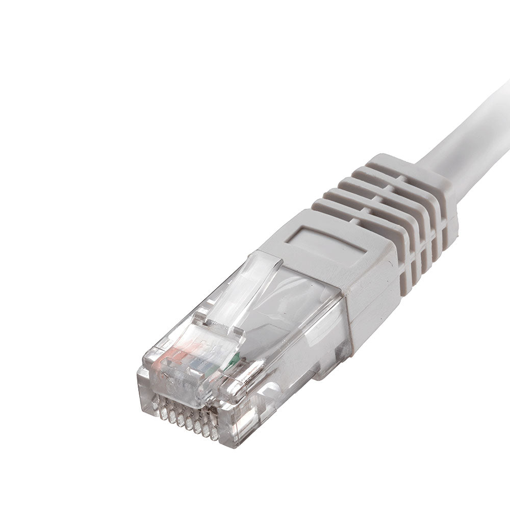 كابل نت وورك ايترين 2 متر Cat5 UTP DC202 Cross - رمادي
