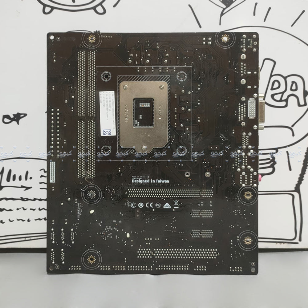 مازر بورد إى سي إس H110M4-C43 سوكيت معالج LGA 1151 + انتل كور i5-6500 (استعمال خارج)