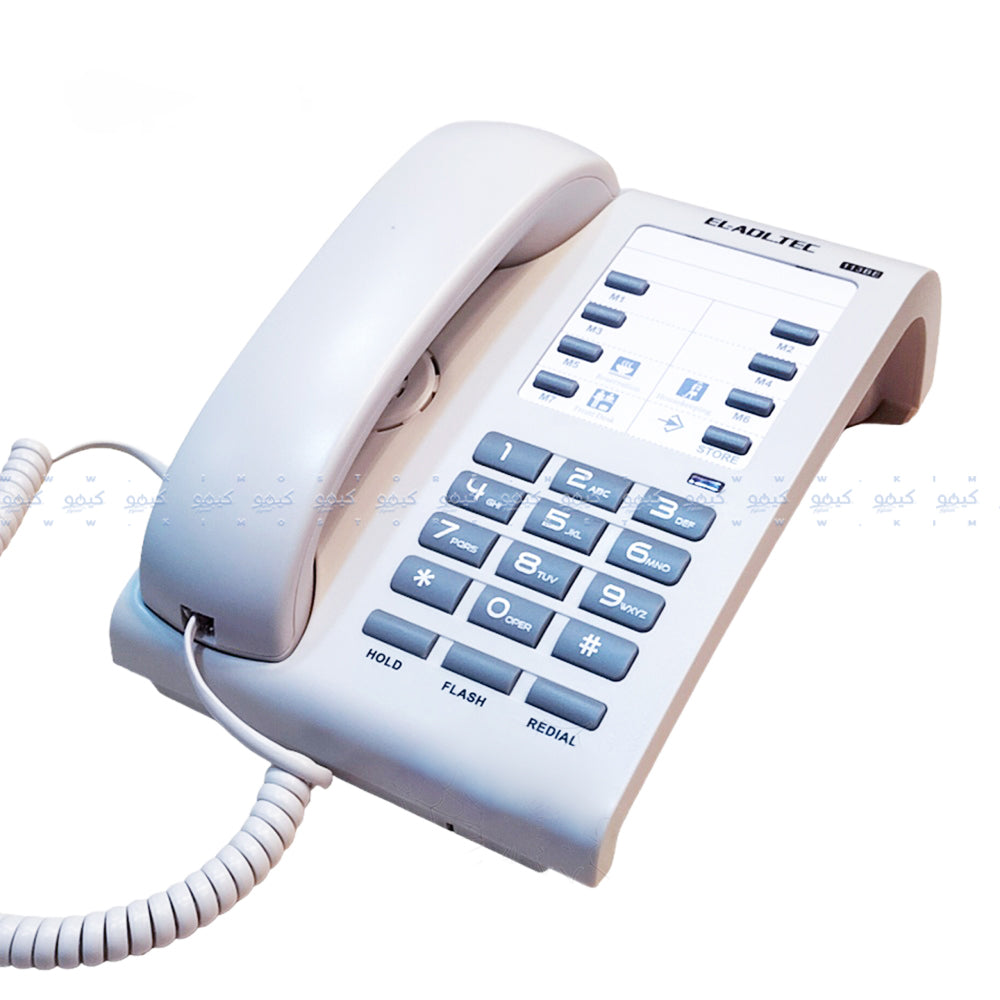 تليفون أرضى العدل تك 113BE - أبيض