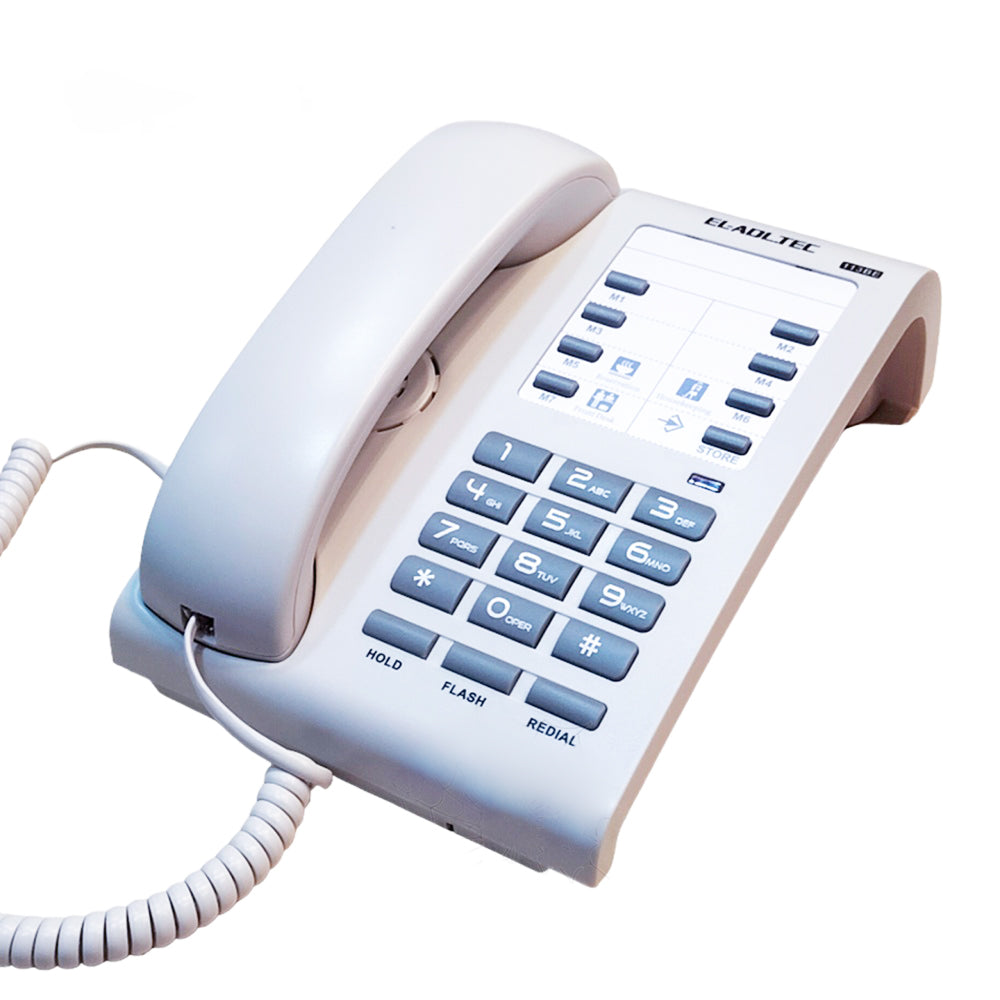 تليفون أرضى العدل تك 113BE - أبيض