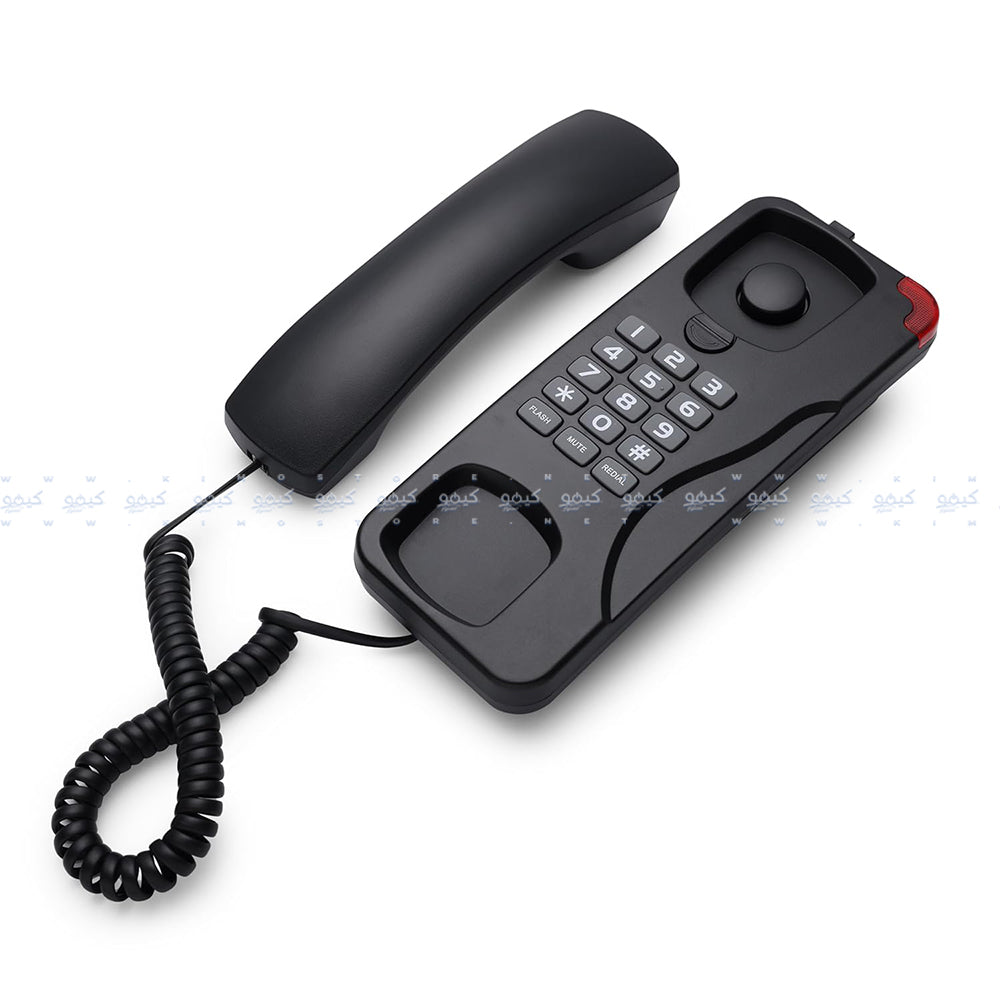 تليفون أرضى العدل تك 116BE - أسود