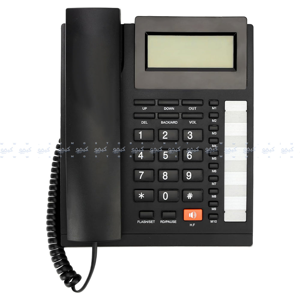 تليفون أرضى العدل تك 933BE - أسود