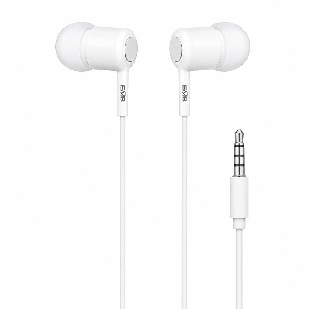 EMB E-08 Stereo Earphone - White
