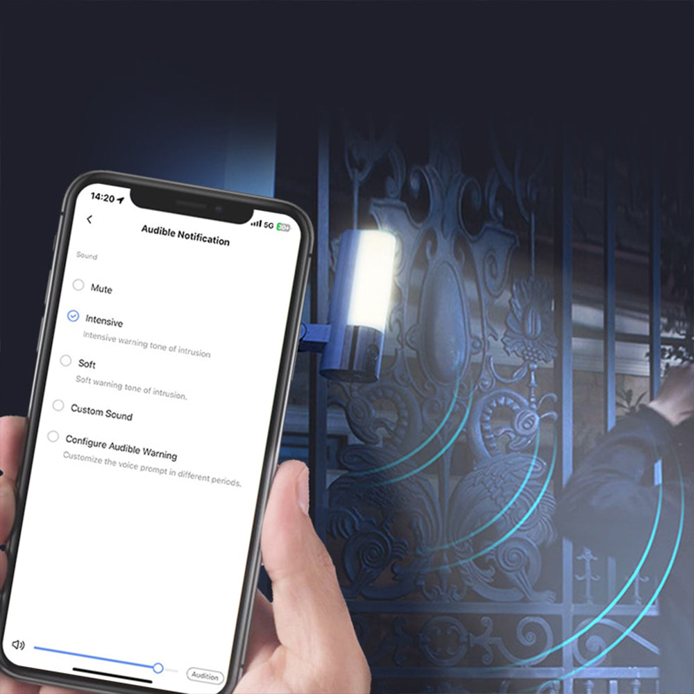 EZVIZ CS-EL3 Wall-Light Wi-Fi Outdoor Security Camera 2K 3MP (Mic) (Full Color)