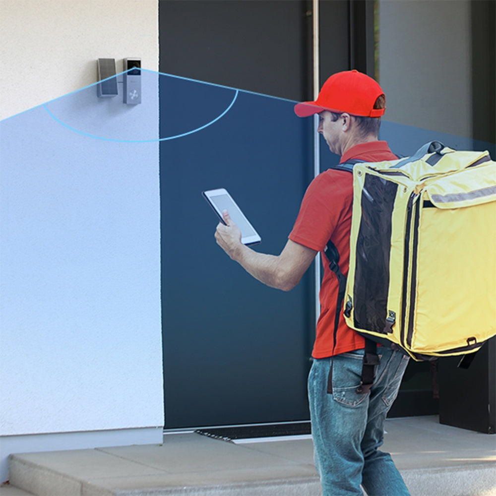 جرس باب فيديو ايزفيز بعدسة تعمل بالبطارية