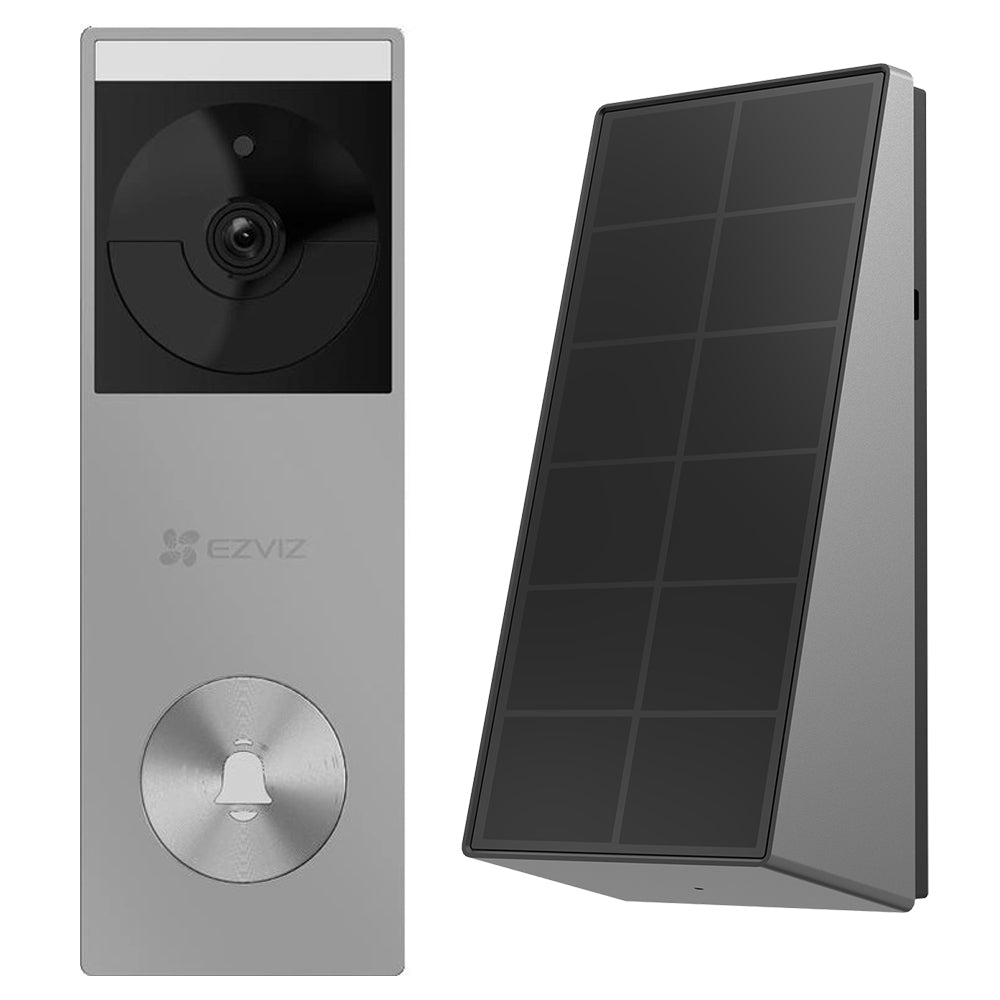 EZVIZ CS-HP3 Pro Battery-Powered Video Doorbell 2K 3MP 2.3mm With Solar Panel