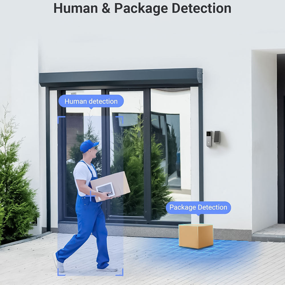 EZVIZ EP3X Pro CS-EP3X-R100-6E32WPDL Dual Lens Battery-Powered Video Doorbell
