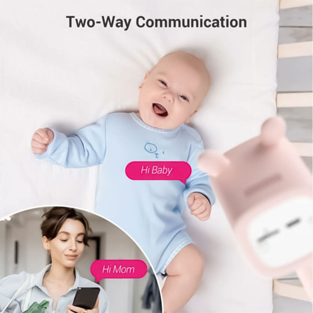 كاميرا مراقبة أطفال ايزفيز داخلية واي فاي تعمل ببطارية 2 ميجابكسل 4 ملم