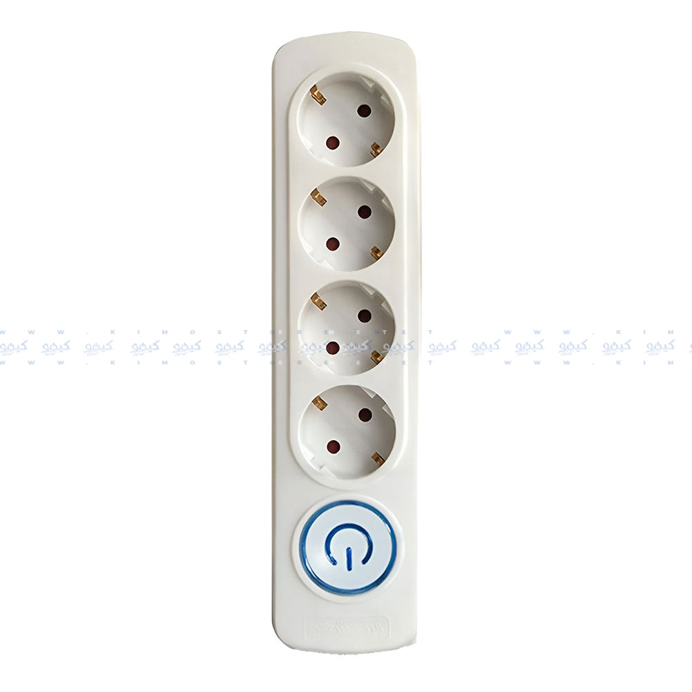 Elios Premio 4Port Power Strip 3680W 2m