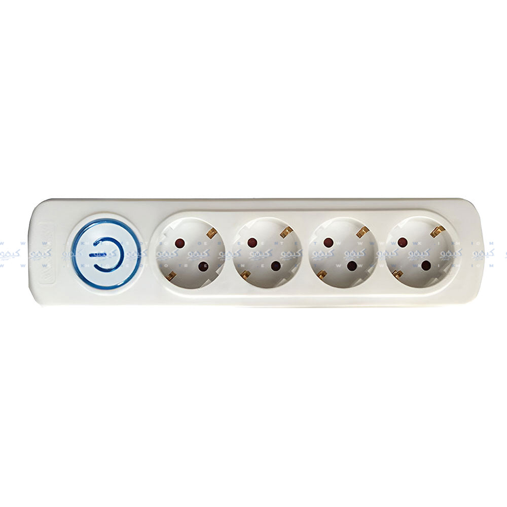 Elios Premio 4Port Power Strip 3680W 2m
