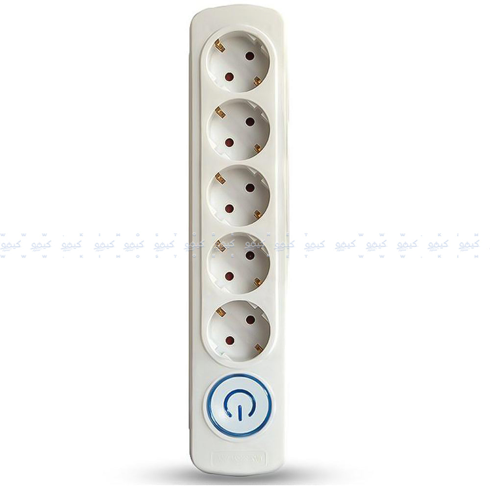 مشترك كهرباء إليوس 5 منافذ 3680 وات 2 متر Premio