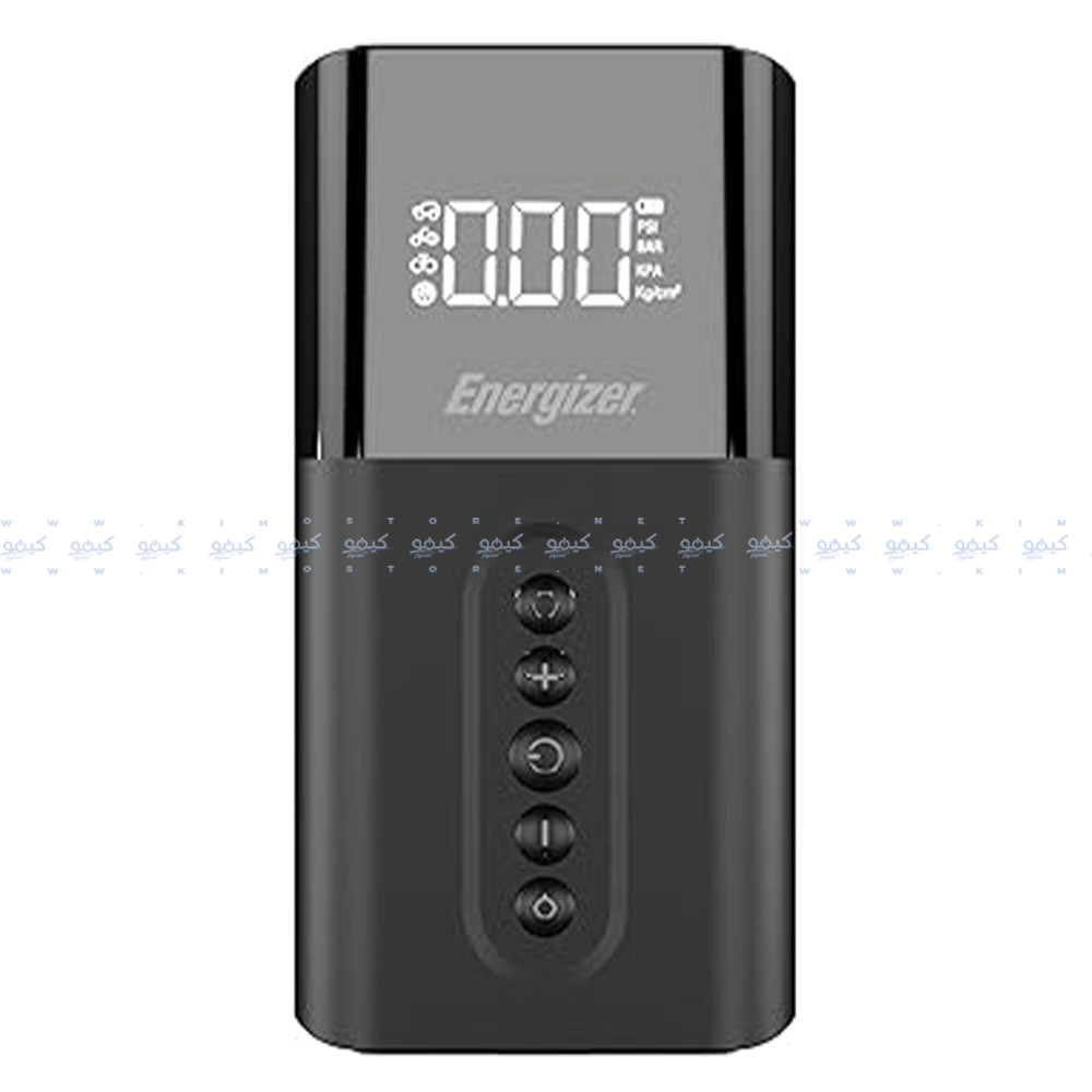 Energizer Portable Air Compressor With Power Bank PAC6003 - Black