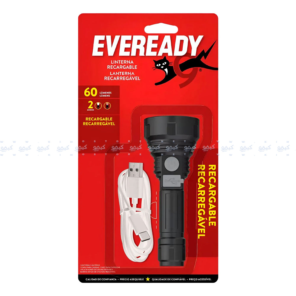 Eveready VPHCL4 Rechargeable Flashlight 60 Lumens