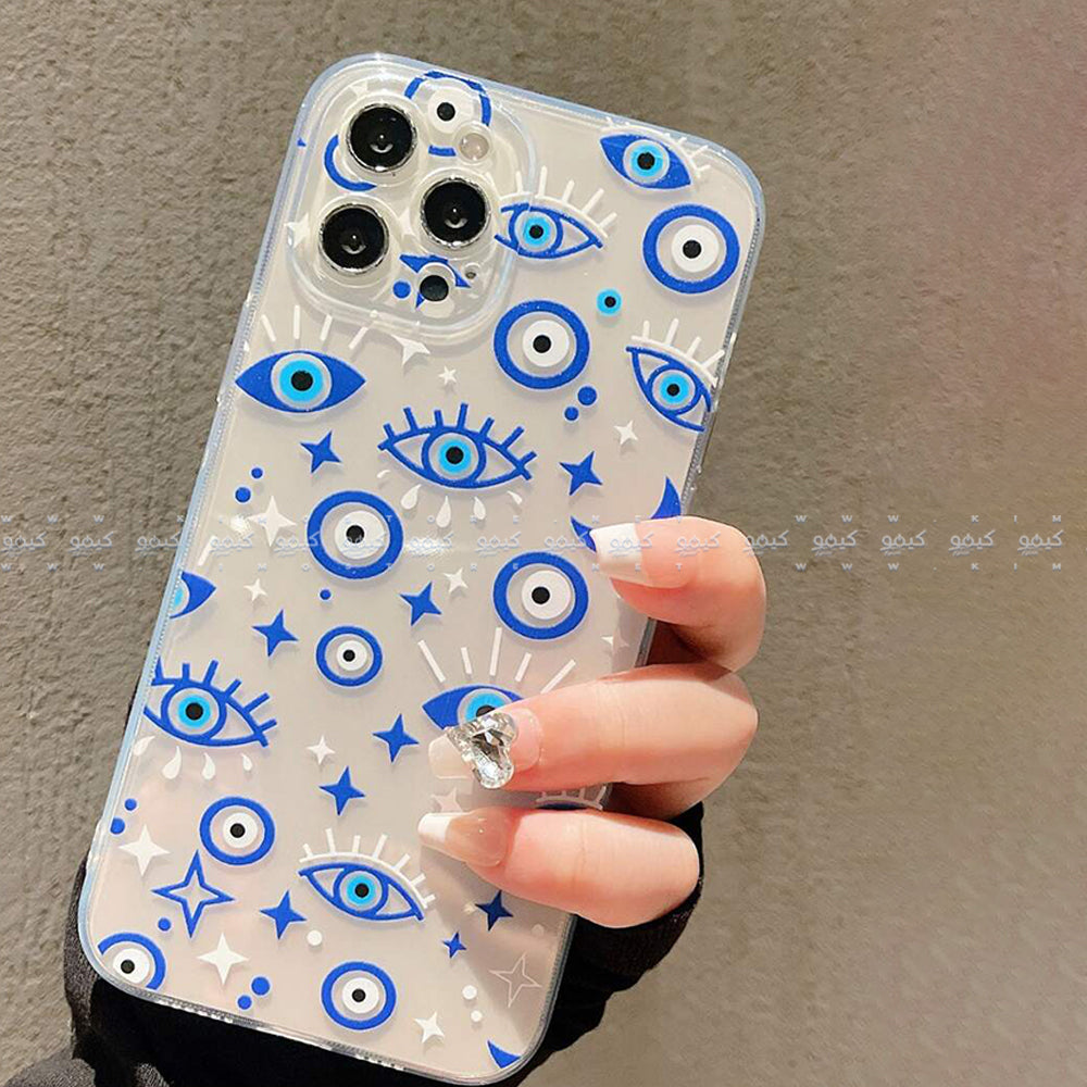 Evil Eye Pattern Clear