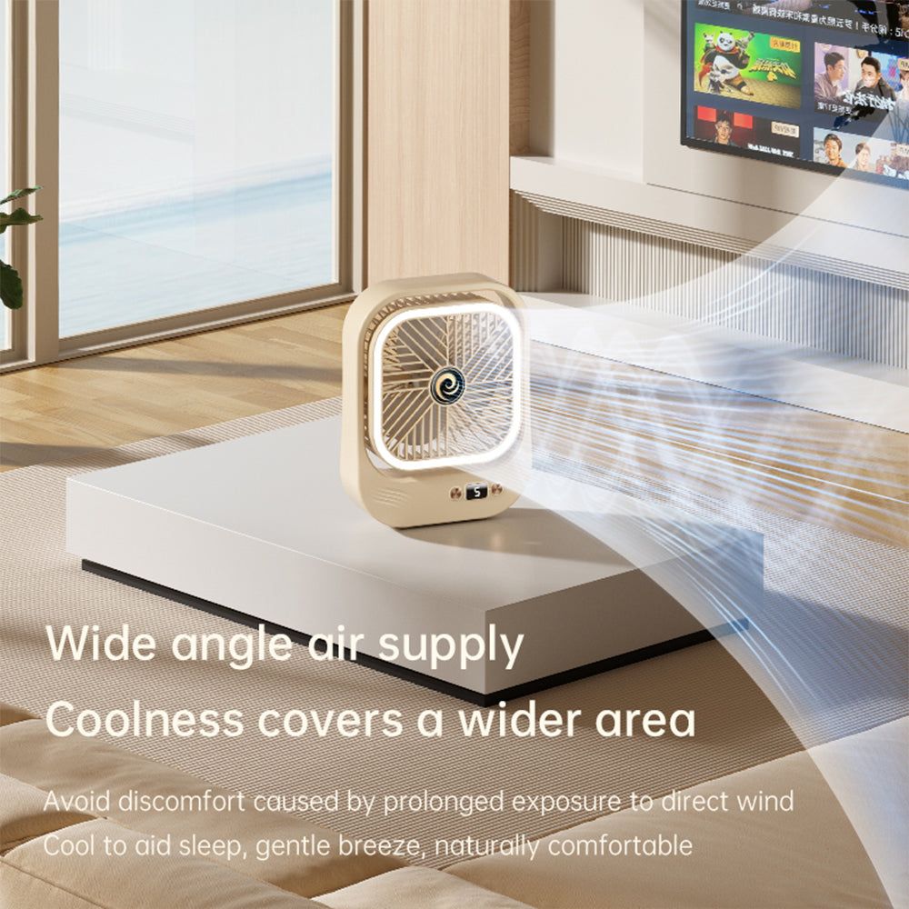 F211 Desktop Multifunction Lighting Mini Fan