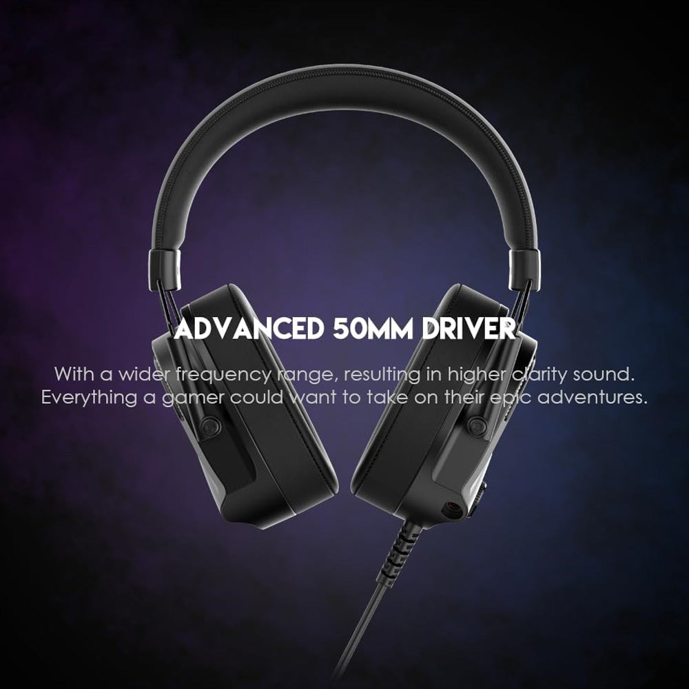 سماعة رأس فانتيك RGB جيمنج 7.1 صوت محيطي AlTO 7.1 HG26 - اسود