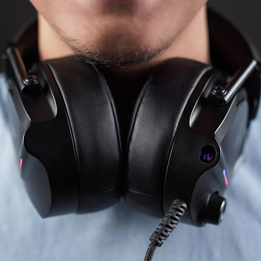 سماعة رأس فانتيك RGB جيمنج 7.1 صوت محيطي AlTO 7.1 HG26 - اسود