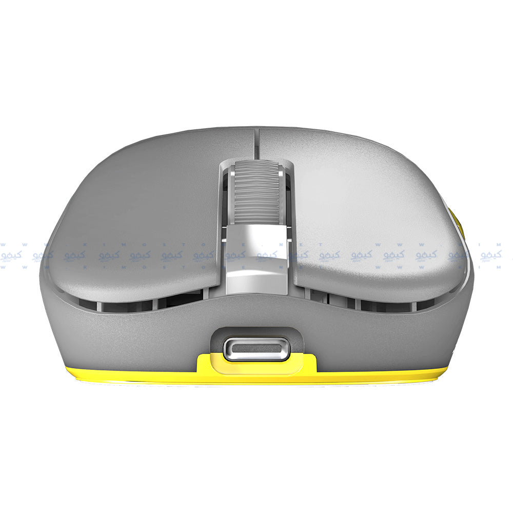 ماوس فانتيك سلكي & لاسلكي بلوتوث قابل للشحن ثلاثي الوضع جيمنج 26000 نقطة في البوصة Helios II Pro XD3V3 4K - رمادي