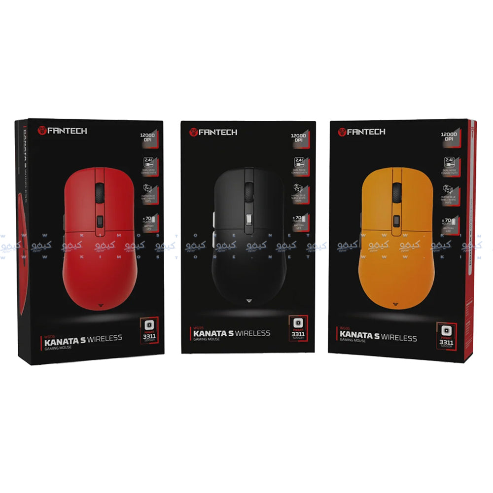 Fantech Kanata S WG9S Dual Mode Rechargeable Wireless & Wired Gaming Mouse 12000Dpi