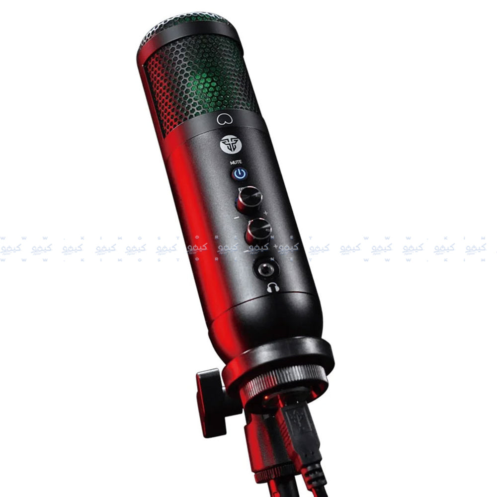 Fantech LEVIOSA MCX01 Condenser Wired RGB Gaming Microphone - Black