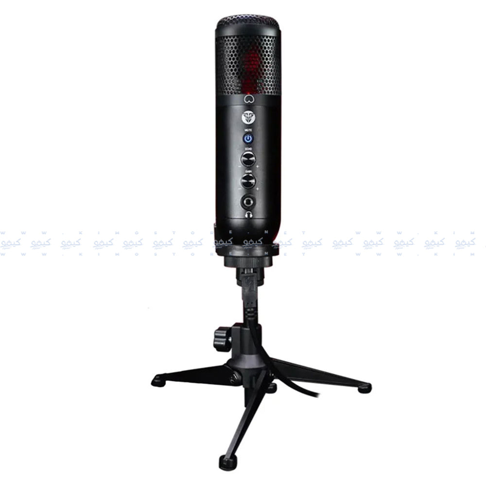 Fantech LEVIOSA MCX01 Condenser Wired RGB Gaming Microphone - Black