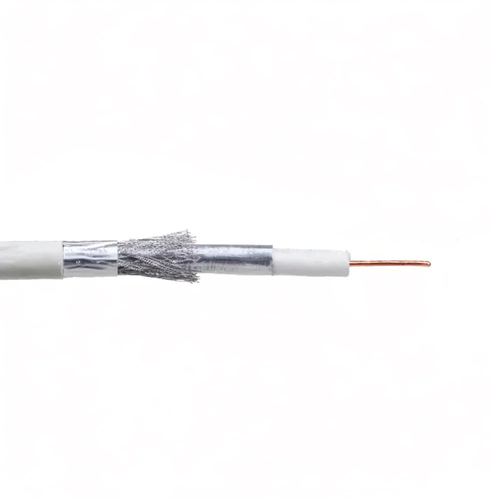 Fox Coaxial Cable RG6 50yd - White