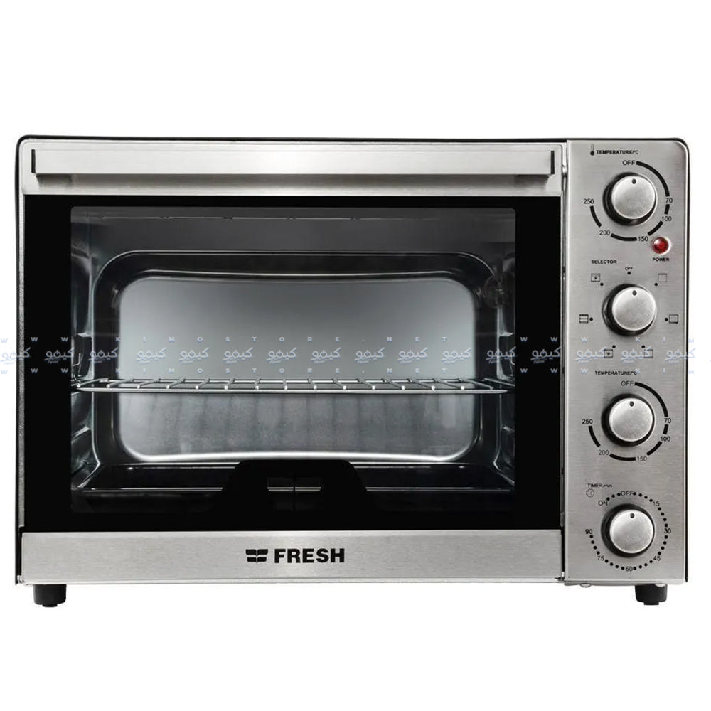 فرن كهربائى فريش مع شواية 65 لتر 2200 وات Elite FR 6503 RCL - فضي