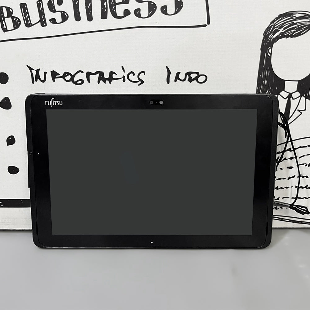 Fujitsu FARQ18011 2In1 Detachable Tab (Intel Atom X5-Z8550 - 4GB DDR3 - eMMC 64GB - Intel HD Graphics - 10.1 Inch Touchscreen - Cam) Original Used